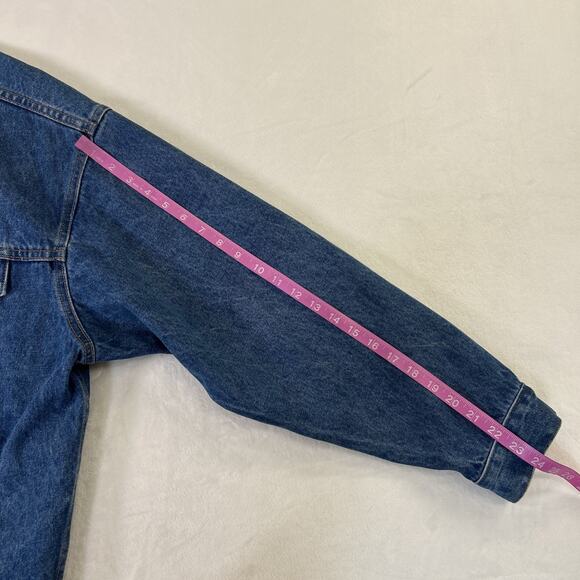 Vintage Billy Dean Billy The Kid Tour Whoa Denim Jacket Size Lg Country Music FS - Picture 4 of 10